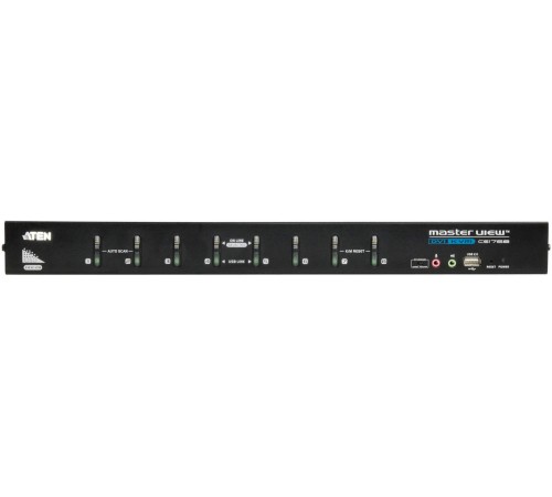 Переключатель, электрон., KVM+Audio, 1 user USB+DVI => 8 cpu USB+DVI, со шнурами USB DVI-D 2x1.8м., 1920x1200 DVI Single Link/2048x1536 VGA, 1U 19", исп.спец.шнуры, OSD, каскад 512, (2-портовый USB 2.0 hub)/ 8 PORT USB DVI SINGLE LINK KVM SWITCH Переключатель, электрон., KVM+Audio, 1 user USB+DVI => 8 cpu USB+DVI, со шнурами USB DVI-D 2x1.8м., 1920x1200 DVI Single Link/2048x1536 VGA, 1U 19", исп.спец.шнуры, OSD, каскад 512, (2-портовый USB 2.0 hub)/ 8 PORT USB DVI SINGLE LINK KVM SWITCH
