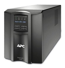 Источник бесперебойного питания APC Smart-UPS 1500VA/1000W, Line-Interactive, LCD, Out: 220-240V 8xC13 (4-Switched), SmartSlot, USB, SmartConnect, Black, 1 year warranty (замена SMT1500I)