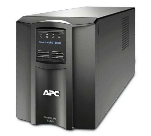 Источник бесперебойного питания APC Smart-UPS 1500VA/1000W, Line-Interactive, LCD, Out: 220-240V 8xC13 (4-Switched), SmartSlot, USB, SmartConnect, Black, 1 year warranty (замена SMT1500I) (существенное повреждение коробки)