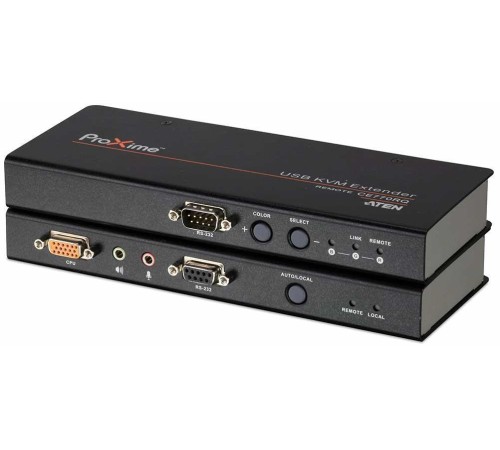 Удлинитель консоли (клав./мышь USB+мон.+аудио+RS232) на 200м/ USB KVM EXTENDER W/1.8M W/230V ADP