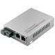 Медиаконвертер/ OSNOVO Медиаконвертер FE, 2*10/100Base-T, 1 оптический порт (SC, tx1550нм/rx1310нм) 100Base-FX, до 20 км