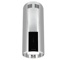 Вытяжка Kuppersberg/ Островная вытяжка, отвод/рециркуляция, 1000 м3/час, электронное сенсорное управление, таймер на отключение, 4 ступенчатая регулировка скорости, светодиодное освещение 4х3 Вт, анодированный алюминиевый жироулавливающий фильтр, угольный