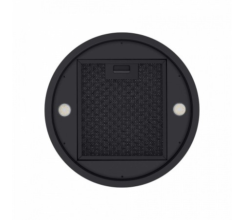 ВЫТЯЖКА MAUNFELD LEE PUSH 39 BLACK/ островная, ширина 380 мм, кнопочное управление, 3 скорости, 1000 м3/ч, 52 дБ, светодиодное LED освещение, черный цвет