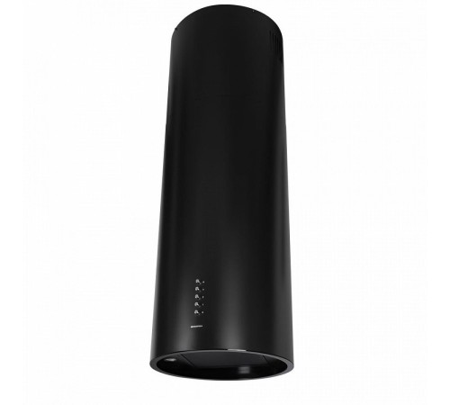 ВЫТЯЖКА MAUNFELD LEE PUSH 39 BLACK/ островная, ширина 380 мм, кнопочное управление, 3 скорости, 1000 м3/ч, 52 дБ, светодиодное LED освещение, черный цвет