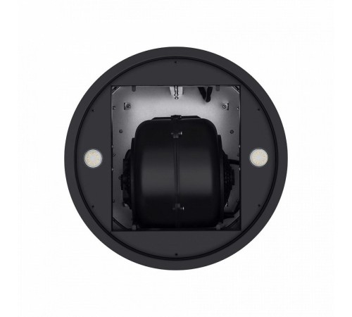 ВЫТЯЖКА MAUNFELD LEE PUSH 39 BLACK/ островная, ширина 380 мм, кнопочное управление, 3 скорости, 1000 м3/ч, 52 дБ, светодиодное LED освещение, черный цвет