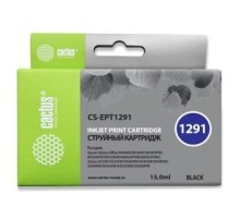 -/ Картридж струйный Cactus CS-EPT1291 T1291 черный (15мл) для Epson Stylus Office B42/BX305/BX305F/BX3
