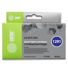 -/ Картридж струйный Cactus CS-EPT1291 T1291 черный (15мл) для Epson Stylus Office B42/BX305/BX305F/BX3