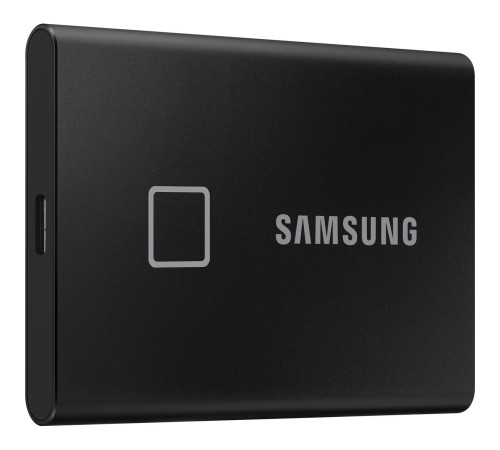 Внешние HDD и SSD/ Samsung External SSD T7 Touch, 2000GB, Touch ID, Type-C, USB 3.2 Gen2, R/W 1050/1000MB/s, 85x57x8mm, Black (12 мес.) Внешние HDD и SSD/ Samsung External SSD T7 Touch, 2000GB, Touch ID, Type-C, USB 3.2 Gen2, R/W 1050/1000MB/s, 85x57x8mm, Black (12 мес.)