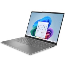 Ноутбук/ Lenovo IdeaPad Slim 5 16AHP10 16"(2880x1800 OLED)/AMD Ryzen 7 8845HS(3.8Ghz)/16384Mb/512PCISSDGb/noDVD/Int:AMD Radeon 780M/Cam/BT/WiFi/80WHr/war 1y/1.76kg/luna grey/noOS + 100W, RU kbd