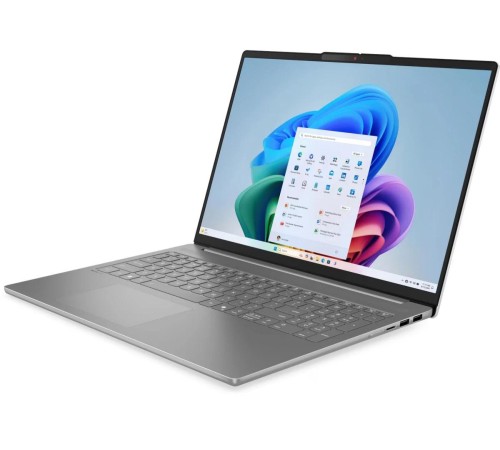 Ноутбук/ Lenovo IdeaPad Slim 5 16AHP10 16"(2880x1800 OLED)/AMD Ryzen 7 8845HS(3.8Ghz)/16384Mb/512PCISSDGb/noDVD/Int:AMD Radeon 780M/Cam/BT/WiFi/80WHr/war 1y/1.76kg/luna grey/noOS + 100W, RU kbd