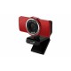 Веб-камера Genius ECam 8000 красная (Red) new package, 1080p Full HD, Mic, 360°, универсальное мониторное крепление, гнездо для штатива