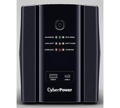 Источник бесперебойного питания CyberPower UT1500EG Line-Interactive 1500VA/900W USB/RJ11/45/USB charger A/C NEW (существенное повреждение коробки)