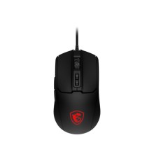 Мышь проводная Mouse MSI FORGE GM100, Wired, 108g, DPI 6400, Symmetrical design, black