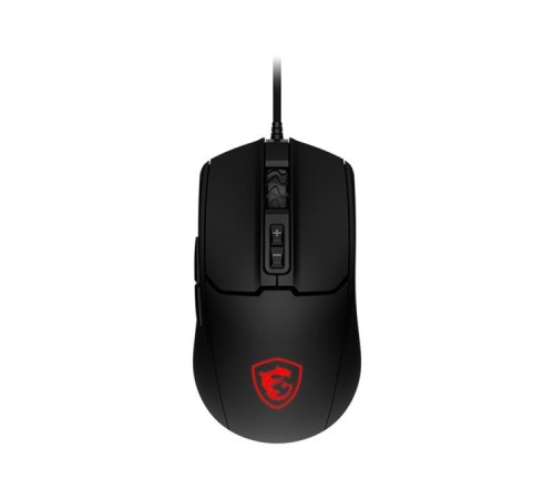 Мышь проводная Mouse MSI FORGE GM100, Wired, 108g, DPI 6400, Symmetrical design, black