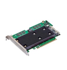 Контроллер/ Broadcom 9670W-16i SGL (05-50113-00003 / 03-50113-00002) , PCIe 4.0 x16, Full Height, 24G SAS/SATA/NVMe, RAID 0,1,5,6,10,50,60, 16port(2x8 SFF-8654), 8GB Cache, SAS4116W ROC, RTL