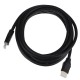 Кабель/ Кабель GoPower HDMI (m)-HDMI (m) 3.0м ПВХ ver.1.4 черный в пакете (1/125)