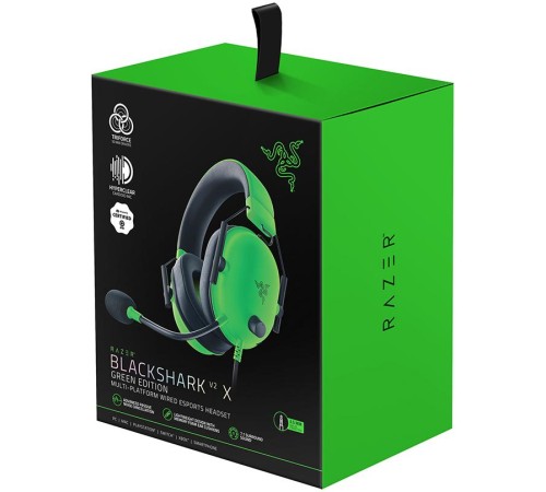 Игровая гарнитура Razer Blackshark V2 X - Green/ Razer Blackshark V2 X - Green Headset