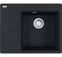 Мойки Franke/ Best, Centro, Мойка CNG 611/211-62 TL, Fragranite+, База 45 см, на столешницу, черный матовый, чаша справа