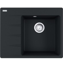 Мойки Franke/ Best, Centro, Мойка CNG 611/211-62 TL, Fragranite+, База 45 см, на столешницу, черный матовый, чаша справа