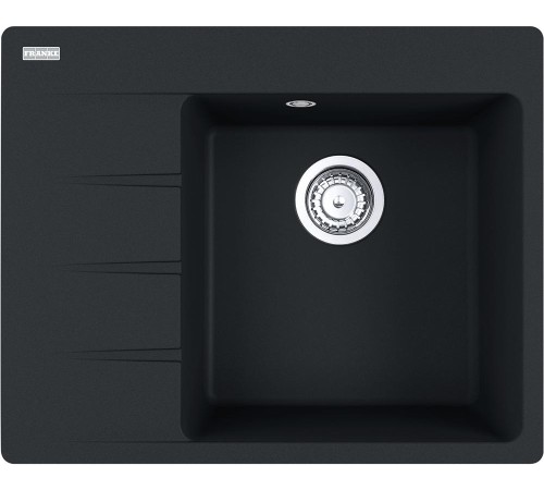 Мойки Franke/ Best, Centro, Мойка CNG 611/211-62 TL, Fragranite+, База 45 см, на столешницу, черный матовый, чаша справа Мойки Franke/ Best, Centro, Мойка CNG 611/211-62 TL, Fragranite+, База 45 см, на столешницу, черный матовый, чаша справа