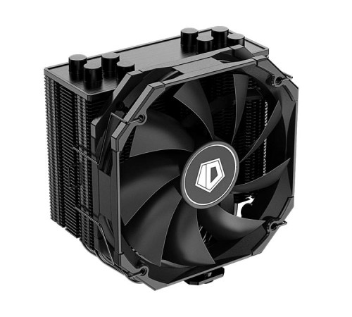 Кулер для процессора ID-COOLING SE-224-XTS MINI BLACK LGA1700/1200/115X/AM5/AM4 (10шт/кор, TDP 180W, PWM, 4 тепл.трубки прямого контакта, FAN 120mm) RET
