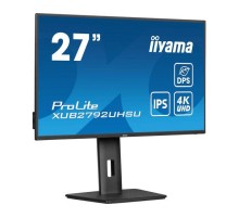 Монитор LCD 27'' 16:9 3840x2160(UHD 4K) IPS, 60 Hz, 350 cd/m2, H178°/V178°, 1300:1, 80M:1, 16.7M, 4ms, HDMI, DP, USB-Hub, Height adj, Pivot, Tilt, Swivel, Speakers, Black
