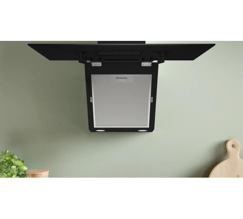 Вытяжка BOSCH Наклонная, 400 м3/ч, 60см, цвет: черный , touch control
