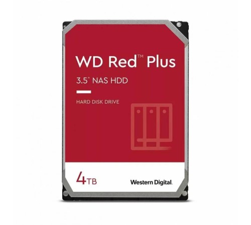 Жесткий диск/ HDD WD SATA3 4Tb NAS Red Plus 5400 256Mb 1 year warranty Жесткий диск/ HDD WD SATA3 4Tb NAS Red Plus 5400 256Mb 1 year warranty
