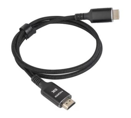 Кабель/ Кабель HDMI 19M/M,ver. 2.1 8KX60Hz (Econom) оплетка 1m iOpen <ACG859B-1.0>