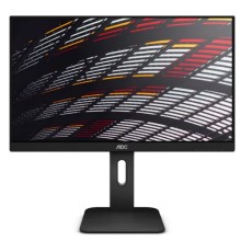 монитор 24" AOC X24P1 1920x1200, LED, 16:10, IPS, 300cd, 1000:1, 50M:1, 4ms, 178/178, D-Sub, DVI, HDMI, DP, 4*USB2.0, 60Hz, Speakers, HAS, Pivot, Tilt, Swivel, Внут, VESA, Black, 3y