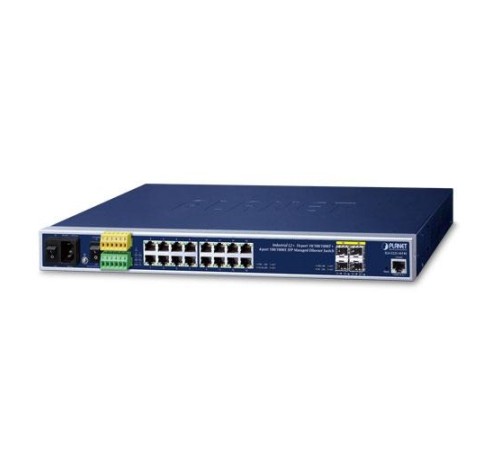 IGS-5225-16T4S индустриальный управляемый коммутатор/ IP30 19" Rack Mountable Industrial L2+/L4 Managed Ethernet Switch, 16*1000T + 4*100/1000X SFP (-40 - 75 C, AC + 2 DC, DIDO, ERPS Ring, 1588) IGS-5225-16T4S индустриальный управляемый коммутатор/ IP30 19" Rack Mountable Industrial L2+/L4 Managed Ethernet Switch, 16*1000T + 4*100/1000X SFP (-40 - 75 C, AC + 2 DC, DIDO, ERPS Ring, 1588)