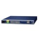 IGS-5225-16T4S индустриальный управляемый коммутатор/ IP30 19" Rack Mountable Industrial L2+/L4 Managed Ethernet Switch, 16*1000T + 4*100/1000X SFP (-40 - 75 C, AC + 2 DC, DIDO, ERPS Ring, 1588)