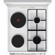 Комбинированная плита Gorenje/ Комбинированная плита Gorenje, полезный объем 68 л, очистка паром AquaClean, сводчатая форма духовки, механическое управление, электроподжиг, цвет белый