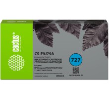 -/ Картридж струйный Cactus CS-F9J79A 727 фото черный (300мл) для HP DJ T920/T930/T1500/T1530/T2500/T25