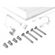 Кулер для корпуса/ Case Cooler ID-COOLING AS-120-ARGB-W (120x120x25mm, 4-pin PWM, ARGB, 58CFM, 27.2dBA, 2000RPM, White)