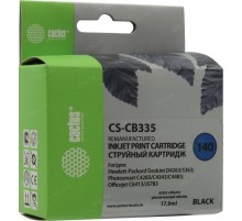 -/ Картридж струйный Cactus CS-CB335 №140 черный (17мл) для HP DJ D4263/D4363