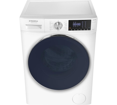 Стиральная машина Maunfeld/ Стиральная машина c инвертором MAUNFELD MFWM1410WH02, узкая, фронтальная, 84.7х50х60 см, загрузка 10 кг, 1400 об.мин, 15 режимов, электронное управление, защита от детей, дисплей, отсрочка старта, индикация этапов, энергоэффект