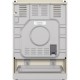 Плита Gorenje/ Плита Gorenje, комбинированная, 60 см, объем 71 л, электронный программатор с аналоговым дисплеем, автоматический электроподжиг, очистка паром AquaClean, энергоэффективность А, цвет бежевый