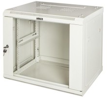 Шкаф настенный серии Pro, 4U 600x450, стеклянная дверь Шкаф настенный серии Pro, 4U 600x450, стеклянная дверь