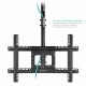 Кронштейн ONKRON/ потолочный 32-80" макс 400х600 высота 717-3104мм наклон -5°/+15° поворот: ±60° Макс нагрузка: 69кг