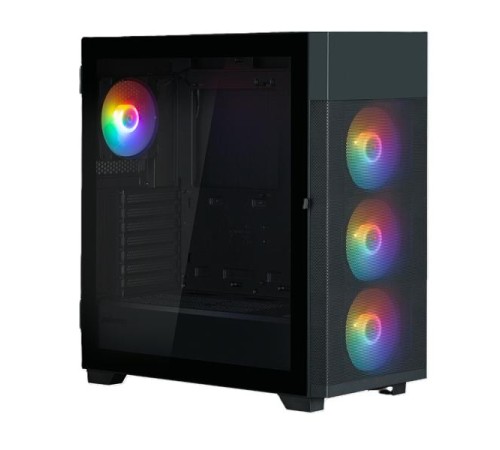 корпус ZALMAN S5 NEO, ATX, BLACK, WINDOW, 2xCOMBO (3.5" or 2.5"), 4x2.5", 1xUSB2.0, 1xUSB3.1, FRONT 3x120mm FRGB, REAR 1x120mm FRGB