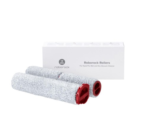 Комплект роликовых щеток Roborock Rollers модели SCTD04RR (передняя роликовая щетка 2шт., задняя роликовая щетка) (Front Rollers 2pcs, Rear Roller 1pc) для пылесосов Dyad Pro (Мятая упаковка)