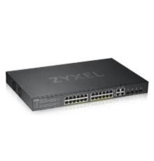 Коммутатор Smart L2 PoE+ Zyxel NebulaFlex GS1920-24HPv2, rack 19", 24xGE PoE+, 4xCombo (SFP/RJ-45), бюджет PoE 375 Вт