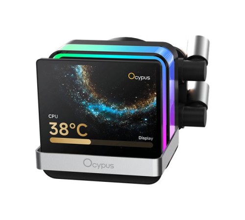 Система водяного охлаждения Ocypus Sigma L36 PRO BK, 360mm, LCD Pump, 3x120mm FDB fans, LGA115X/1200/1700/18XX, AM4/AM5