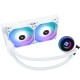 Водяное охлаждение для процессора/ Water Cooling System Thermalright Frozen Notte 240 White Argb V2 (240mm, White, ARGB/ Fans: 2x120mm, 72.37CFM, 27.7dBA, 2000RPM/ Pump height 54mm, 28dBA, 5300RPM, Rad thickness 27mm/ S: 1200, 1700, 1851, 2011, 2066, 115X