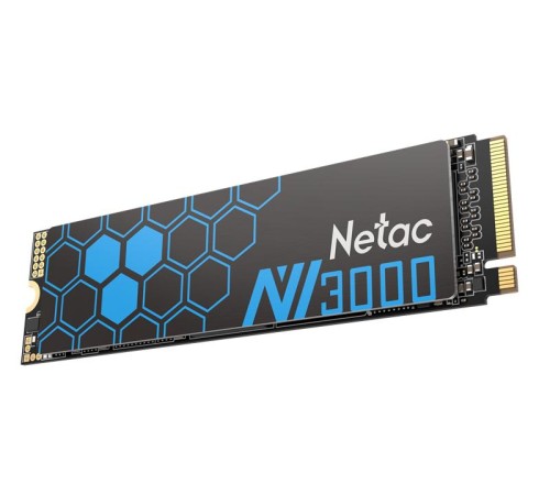 SSD накопитель Netac SSD NV3000 500GB PCIe 3 x4 M.2 2280 NVMe 3D NAND, R/W up to 3100/2100MB/s, IOPS(R4K) 200K/150K, TBW 300TB, with heat sink, 5y wty SSD накопитель Netac SSD NV3000 500GB PCIe 3 x4 M.2 2280 NVMe 3D NAND, R/W up to 3100/2100MB/s, IOPS(R4K) 200K/150K, TBW 300TB, with heat sink, 5y wty