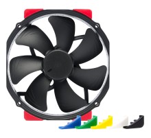 Кулер для корпуса/ Case Cooler Noctua NF-A15 HS-PWM chromax.black.swap (140x150x25mm, 4-pin PWM, 82.5CFM, 24.6dBA, 1500RPM, Black)