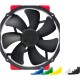 Кулер для корпуса/ Case Cooler Noctua NF-A15 HS-PWM chromax.black.swap (140x150x25mm, 4-pin PWM, 82.5CFM, 24.6dBA, 1500RPM, Black)