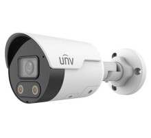 Камера Uniview Видеокамера IP цилиндрическая, 1/2.7" 4 Мп КМОП @ 30 к/с, ИК-подсветка и тревожная подсветка видимого спектра до 30м., LightHunter 0.003 Лк @F1.6, объектив 2.8 мм, WDR, 2D/3D DNR, Ultra 265, H
