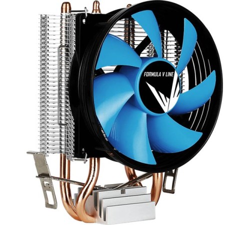Кулер для процессора Formula V Line Verkho 2, 90mm FAN, 2 HEAT PIPES, 4-PIN PWM, 800-2000 RPM, 15-25DBA, HYDRO BEARING, LGA1700/1200/115x/775, AM5/AM4/AM3+/AM3/AM2+/AM2/FM2/FM1